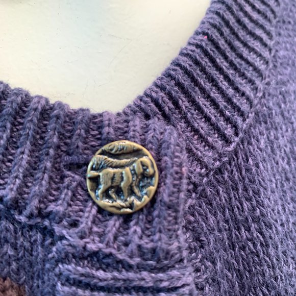 Northern Reflections cotton cardigan sweater size L dogs and puppies - Picture 6 of 16